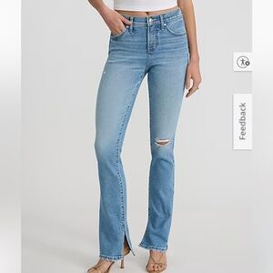 Express skyscraper mid rise jeans